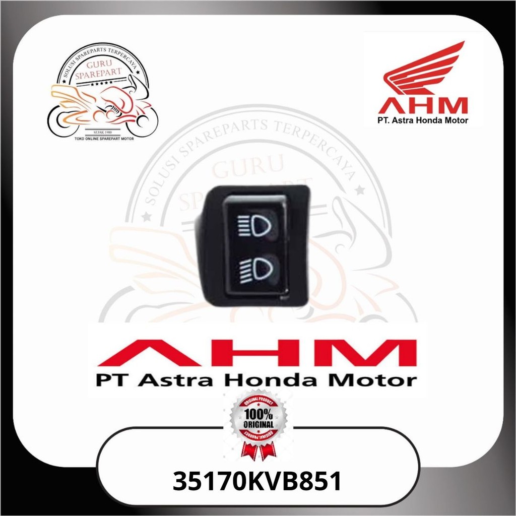 สวิตช์หรี่ไฟคาร์บูเรเตอร์ Honda Beat 35170KVB851