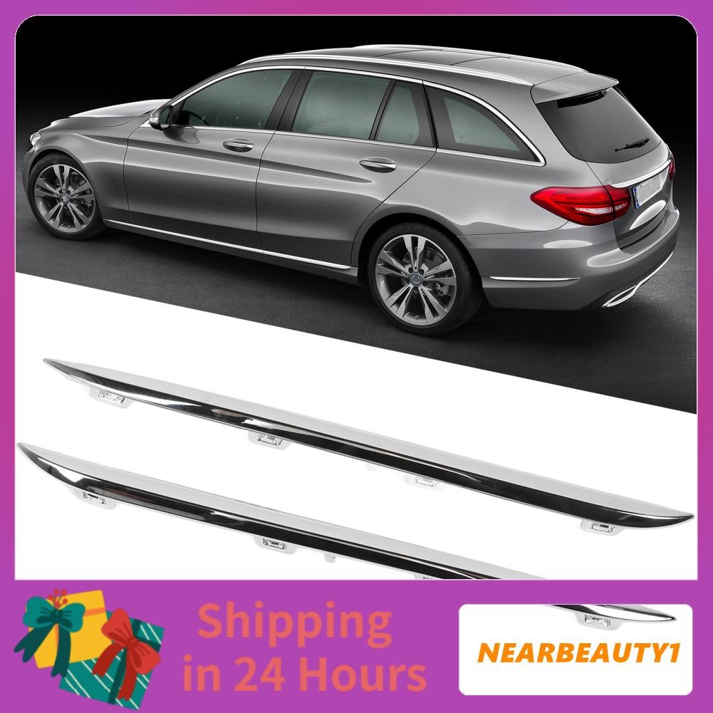 Nearbeauty1 Nearbeauty1 กันชนด้านหลังด้านข้าง Trim 205 885 0621 2pcs ป้องกันรอยขีดข่วนหาง Perfect Fi