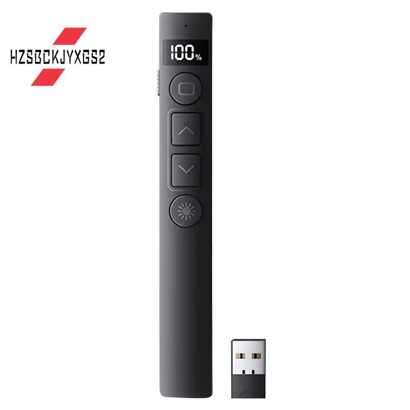 ใหม่ B7 Presentation Clicker มัลติฟังก์ชั่น Clicker จอแสดงผลดิจิตอลแบบชาร์จไฟได้ระยะไกล Turner Volum