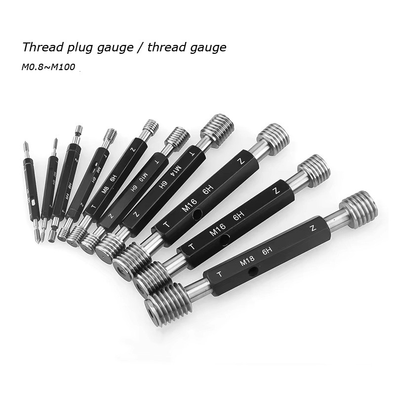 6H เมตริกเกลียวปลั๊ก Gauge Precision ภายในสกรูปลั๊กวัด M0.8 M0.9 M1 M2 M3 M4 M5 M6 M8 M10 M12