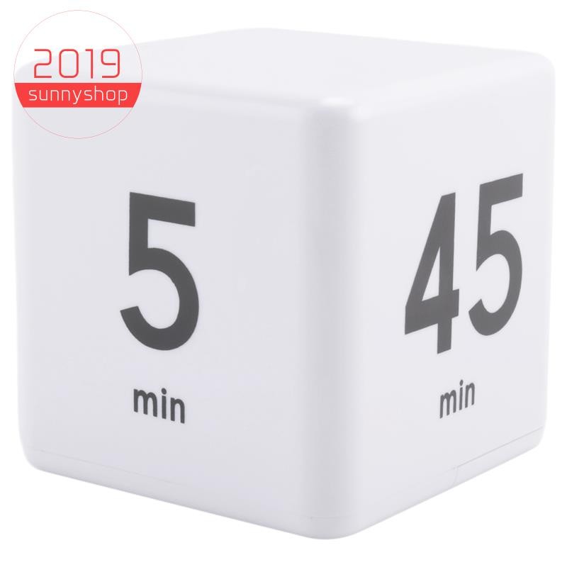 Cube Timer Kitchen Timer Time Management Timer Gravity Sensor Flip สําหรับการจัดการเวลาและนับถอยหลัง