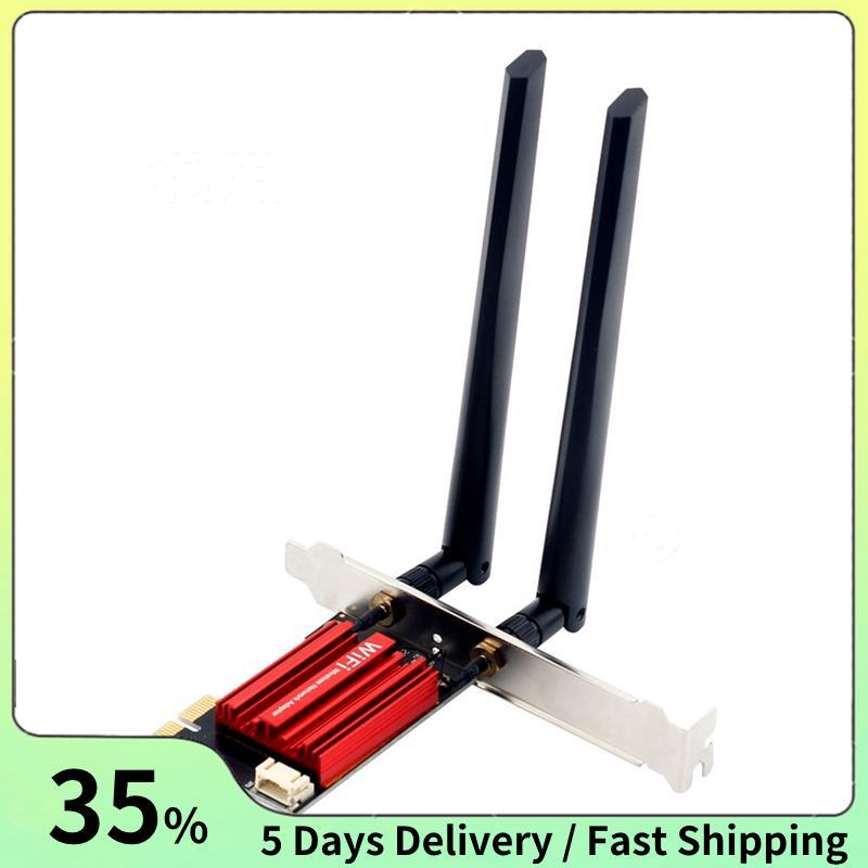 AC1200M 5 การ์ดเครือข่ายไร้สาย AC1200M การ์ดเครือข่ายไร้สายการ์ด BT 4.0 Dual Band 2.4G/5GHz 802.11AC