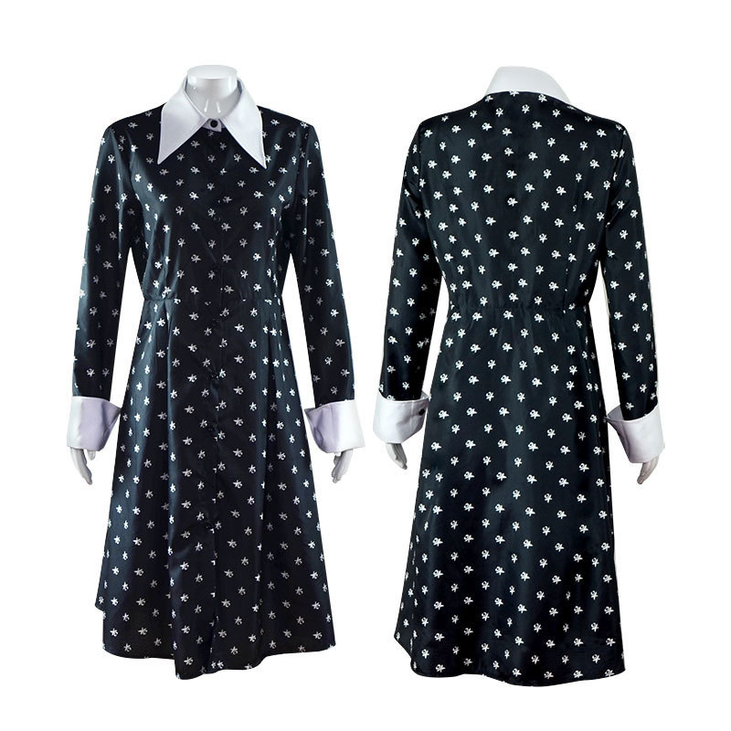 ชุดคอสเพลย์ภาพยนตร์โทรทัศน์ Adam's Family สไตล์ชุดแต่งดำ