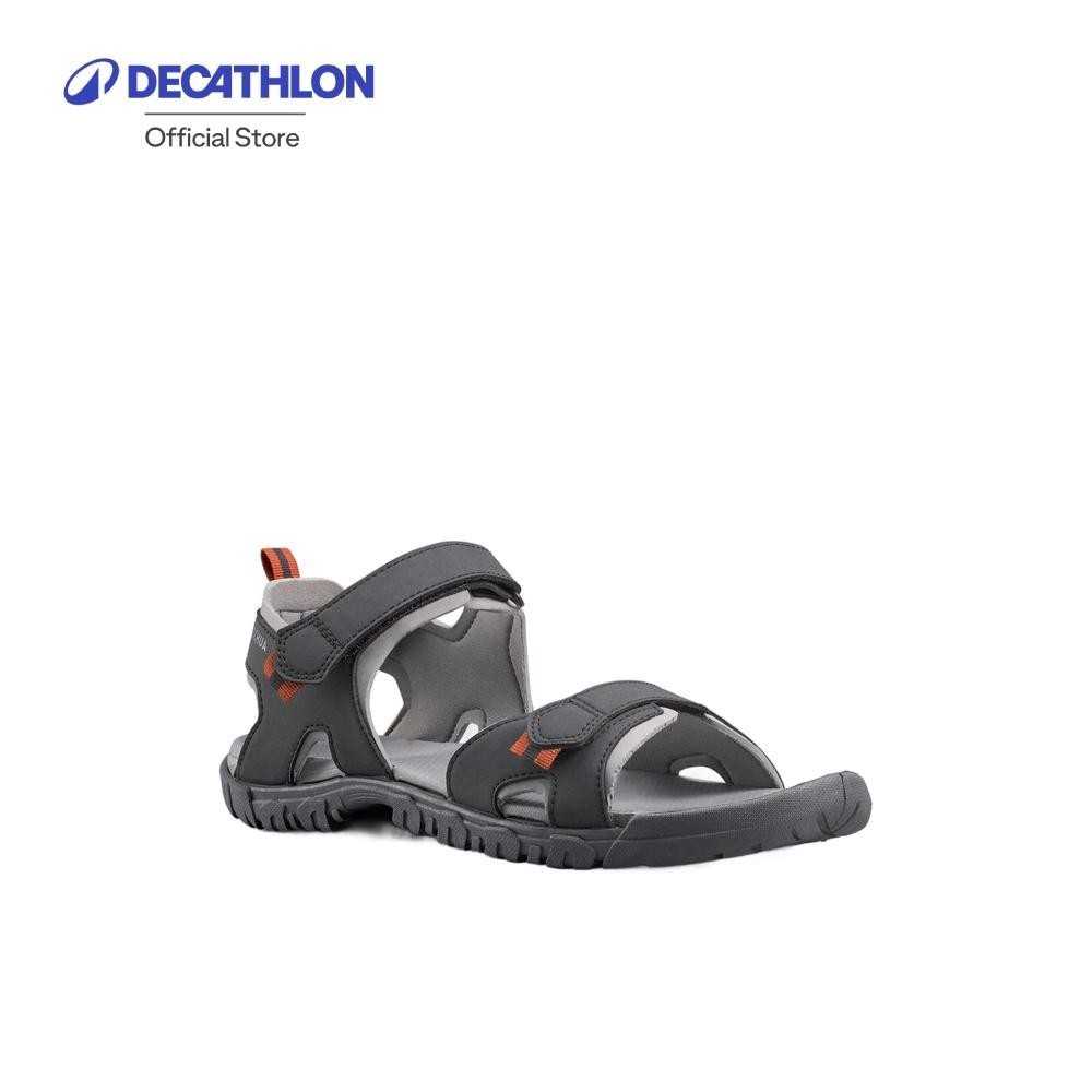Decathlon Men'S Walking Sandals - Nh100 รองเท้ารัดส้นสำหรับผู้ชาย รุ่น NH100 - Grey