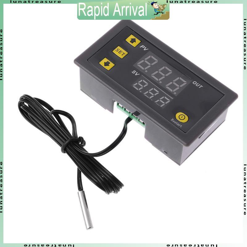 Lun W3230 AC 110V 220V LED Digital Temperature Controller Thermostat อุณหภูมิสวิทช์ควบคุมเซ็นเซอร์เม