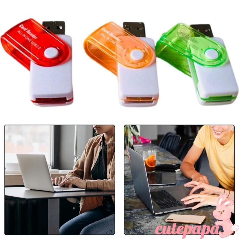 Cutep USB TF Card Reader สําหรับ PC Memory Card to USB Adapter MS Card Reader สําหรับกล้อง Memory Ca