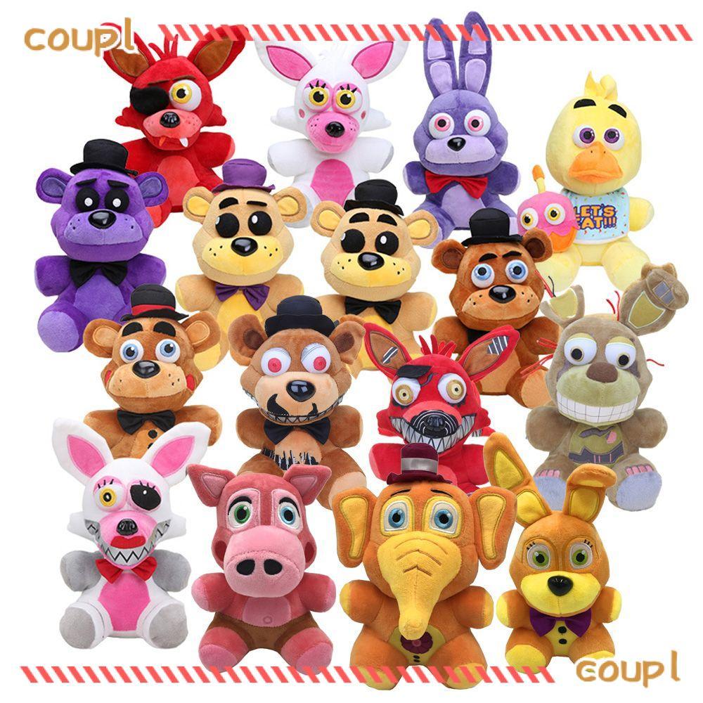 COUPL FNAF ของเล่นตุ๊กตาอุปกรณ์เด็กของขวัญการ์ตูน Fazbear ของเล่น