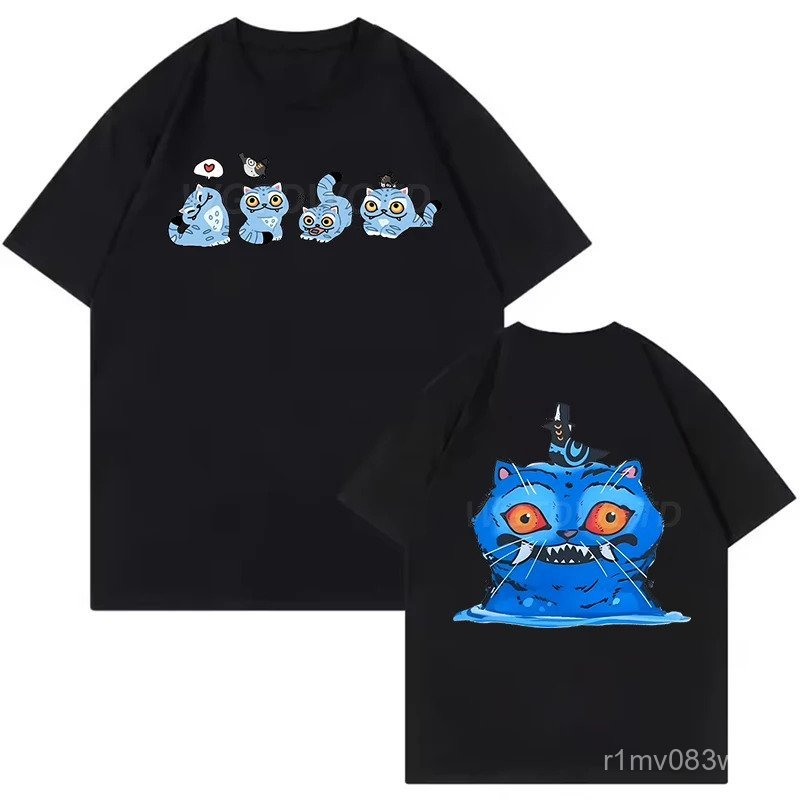 เสื้อยืดภาพยนตร์ KPop Demon Hunters ลายเสือน่ารัก แฟชั่นฤดูร้อน เสื้อผู้ชายผู้หญิง สตรีทแวร์ ฮิปฮอป ของขวัญ ฮาราจูกุ