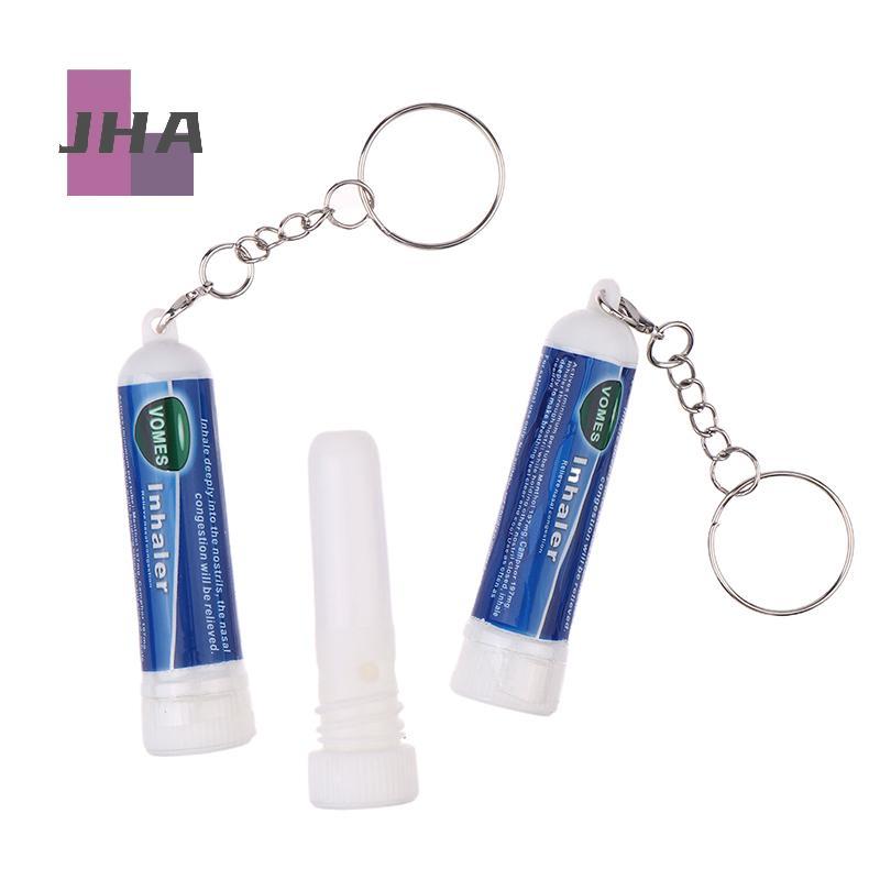 [JHA] 5 ชิ้น Nasal Stick พวงกุญแจ Boosts Focus Inhaler Tubes Cooling Nasal Inhaler Aromatherapy Ener