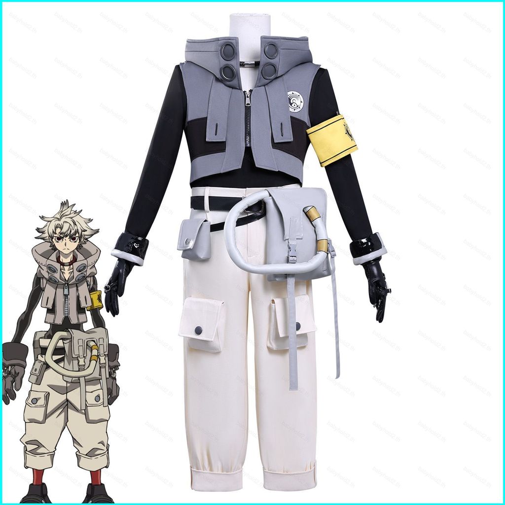 คอสเพลย์บทบาทเล่น ผ้าฮาโลวีนเครื่องแต่งกาย Gachiakuta Rudo Surebrec