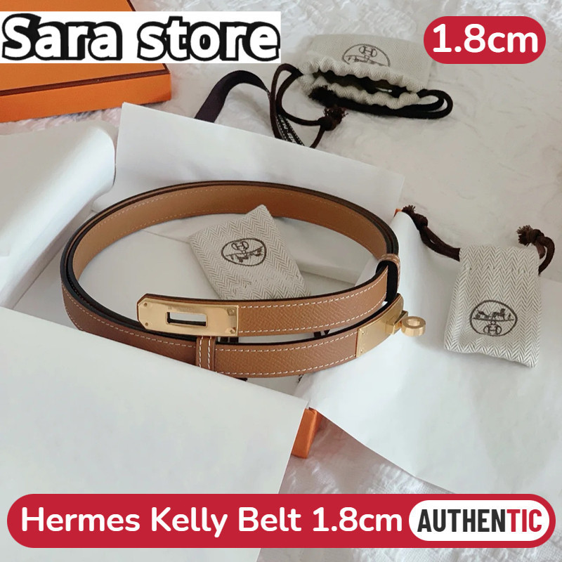 แอร์เมส Hermes Kelly 18mm Belt women's belt เข็มขัดสตรี Full set
