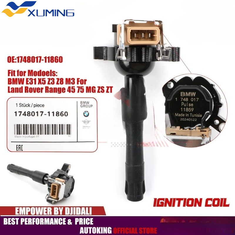 XM 1748017-11860 เก่า BMW IGNITION COIL สําหรับ BMW E31 X5 Z3 Z8 M3 สําหรับ Land Rover Range 45 75 M