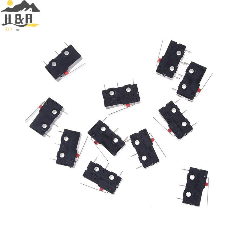 H&B Oct 10PCS Limit Switch 3 Pin N/O N/C 5A 250VAC KW11-3Z Micro Switch {th}