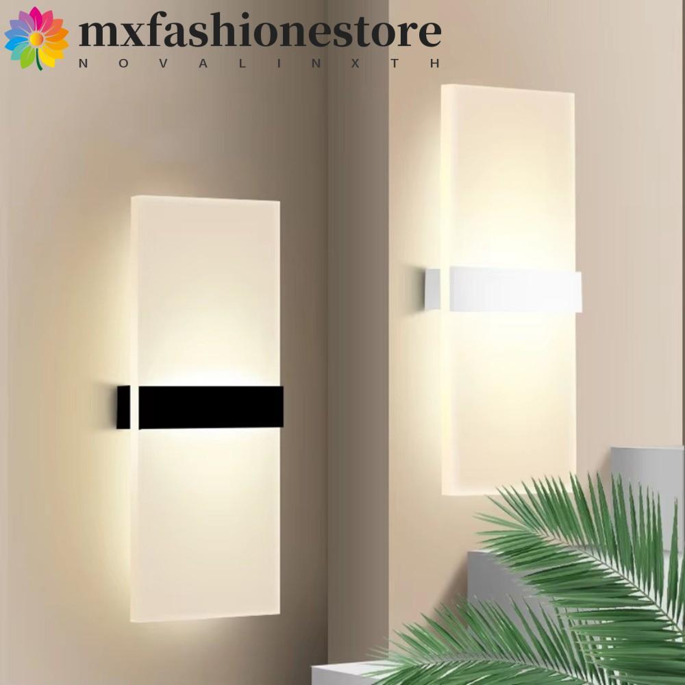 MXFASHIONE โคมไฟติดผนัง LED, 6W AC 220V โคมไฟเชิงเทียนติดผนัง, โคมไฟในร่มติดตั้งวัสดุอะคริลิคออกแบบเ