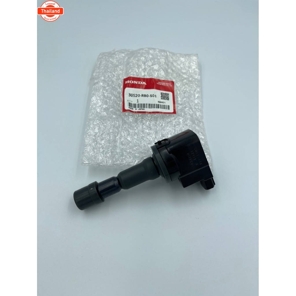 คอยล์จุดระเิดซิตี้ แจ๊ส แท้ HONDA City, Jazz 2009 30520-RB0-S01 30520-RB0-003 เครื่องยนต์ I-Vtec