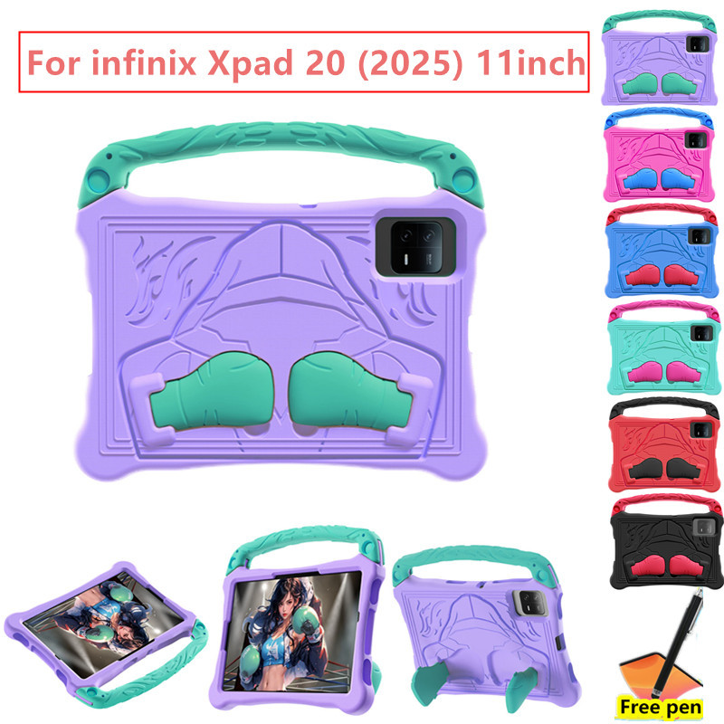 กรณีเข้ากันได้สําหรับ Infinix Xpad 20 11 นิ้ว 2025 X1102 เด็ก EVA กันกระแทกแท็บเล็ตฝาครอบความปลอดภัย