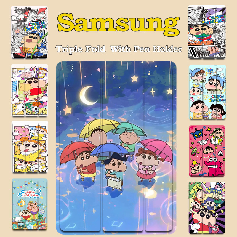 เคสฝาพับ Samsung Galaxy Tab S6lite S7 S8 S9 S10 S7FE S9FE A8 A9 A9+ เคส Samsung Galaxy Tab S7+ S8+ S9+ S9FE+