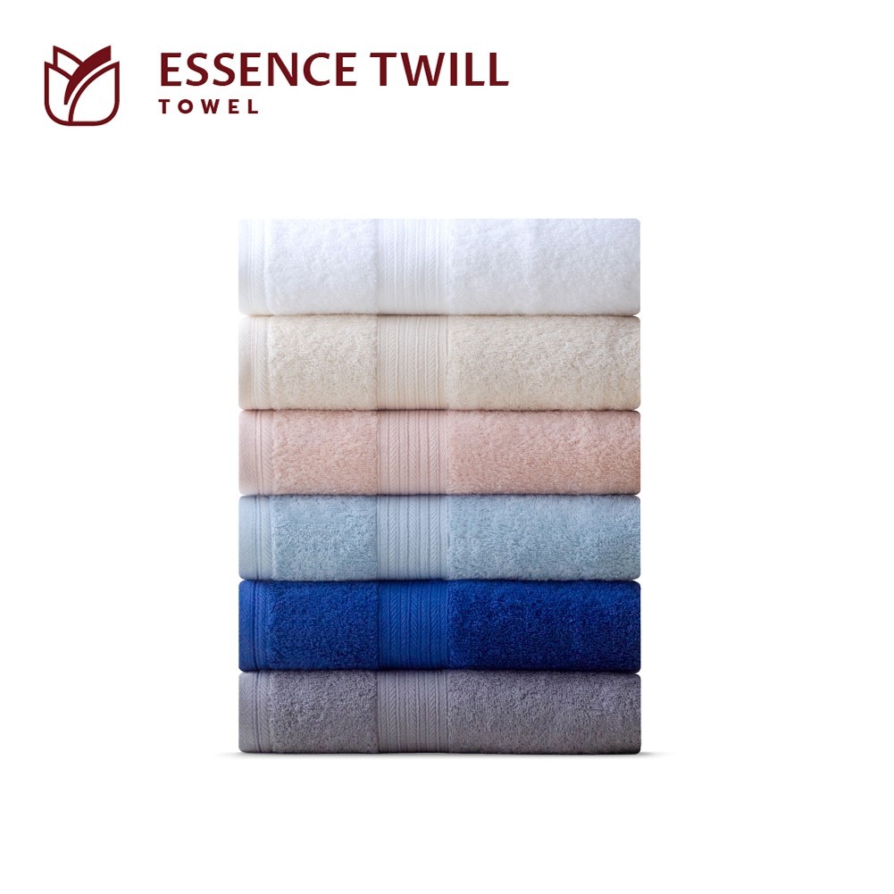 Frolina Essence Twill Collection  ผ้าเช็ดตัว ผลิตจากเส้นใยฝ้ายธรรมชาติ ขนาด 30×57 นิ้ว