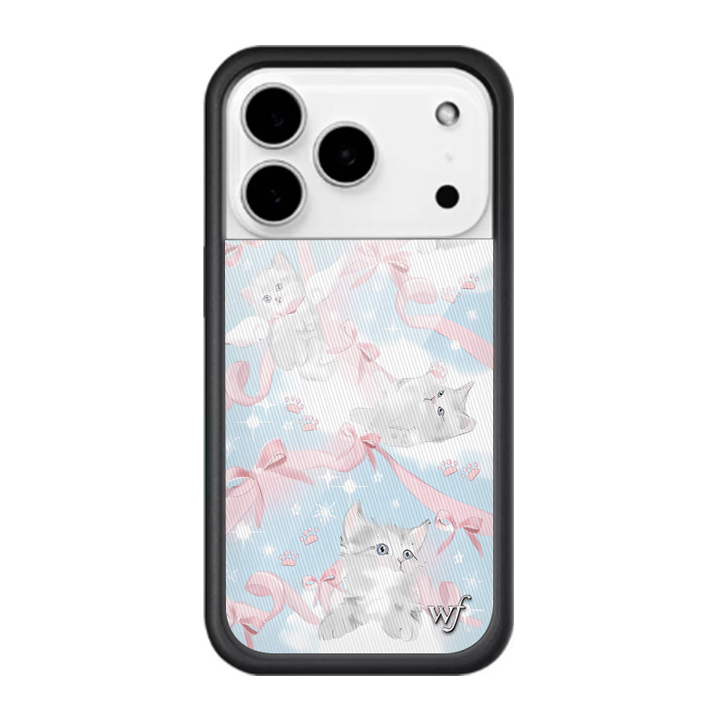 เคสมือถือ iphone iphone 15 plus ผ่อน 0% WF เคสมือถือ Kitten Around เคสมือถือลายแมวน่ารักลายผีเสื้อม้