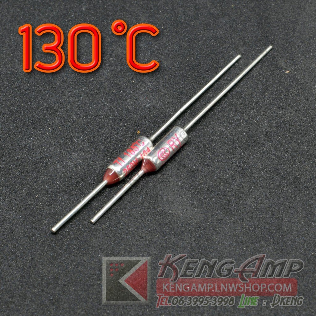 (10ตัว) [FUSE] Thermal Fuse RY Series 130-185 องศา 10A/250V