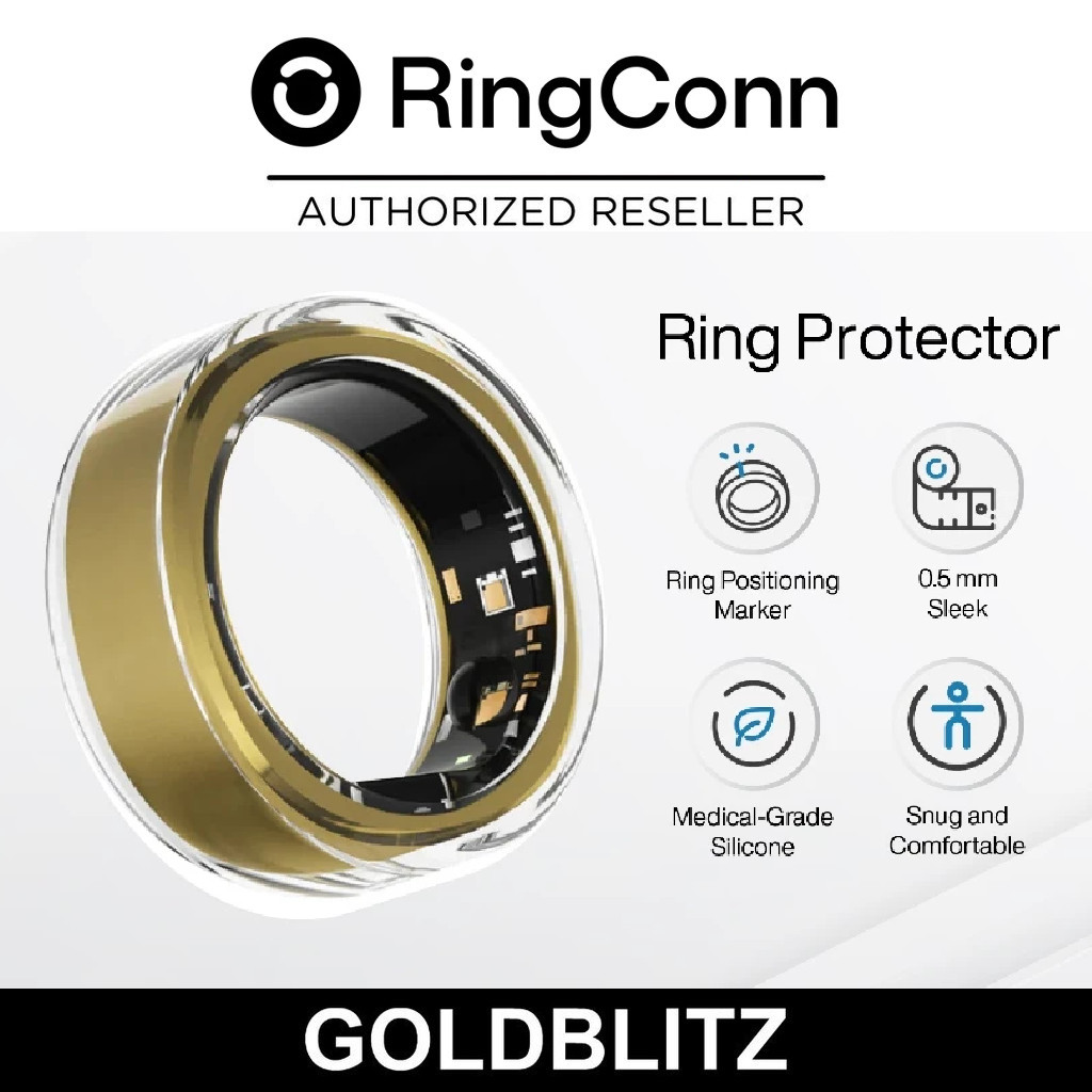 RingConn Tailored Ring Clear Protector Gen 2 และ Gen 2 Air Size S 6-8 M 9-11 L 12-14 Multi-Color