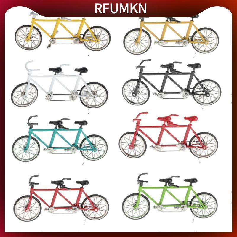 [rfumkn] 1:16 Tandem จักรยานจักรยานรุ่น Home Workplace ตกแต่งสํานักงานสําหรับผู้ชายผู้หญิงโต๊ะเครื่อ