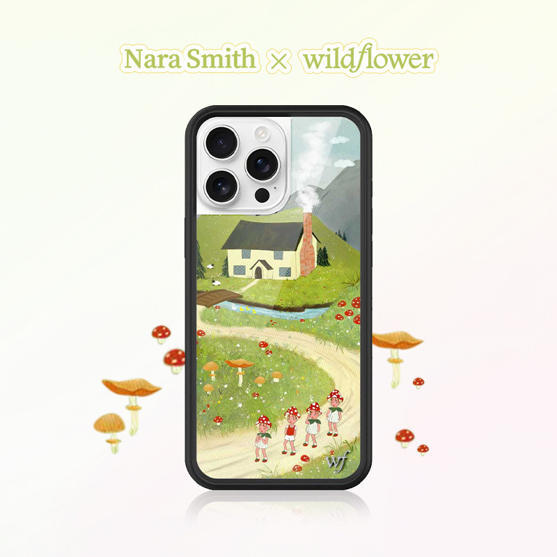 Nara Smith x ดอกไม้ป่าชื่อร่วมเคสโทรศัพท์สําหรับiPhone 12 13 14 15 16 Pro Max 14 15 16 PlusซิลิโคนAnti-FallingกันกระแทกปกหลังWFปลอกสําหรับiPhone 17 Pro Max 17 Air