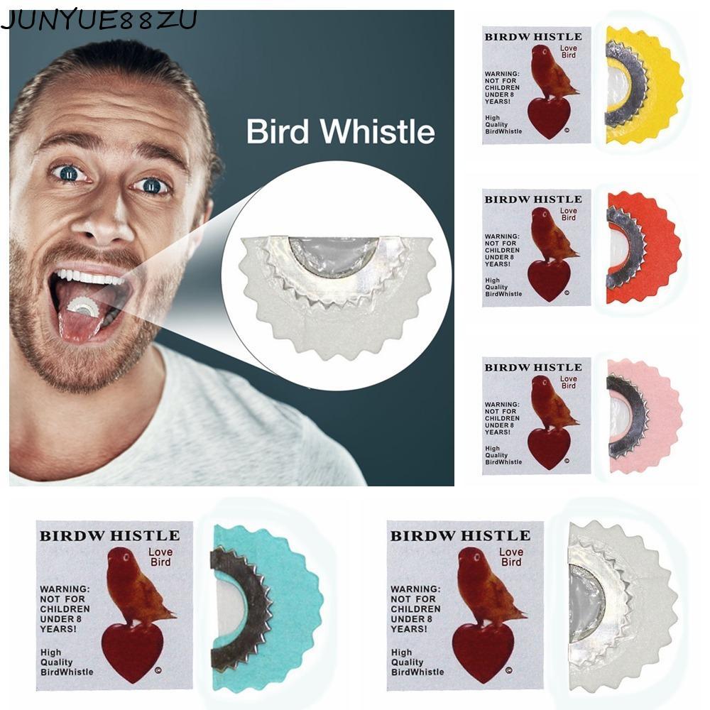 JUNYUE88ZU นกหวีดลิ้น, Caller ปากซ่อนนกนกหวีด, เคล็ดลับลิ้นสนุกนกหวีด Warbler Magic Fun Bird Caller 