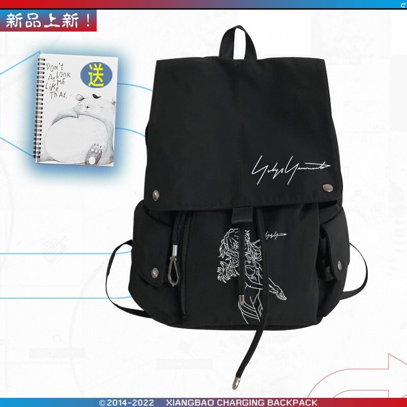 Eva Anime Neon Genesis Evangelion Ayapole Merchandise Asuka Men Women Backpack Casual Schoolbag ww