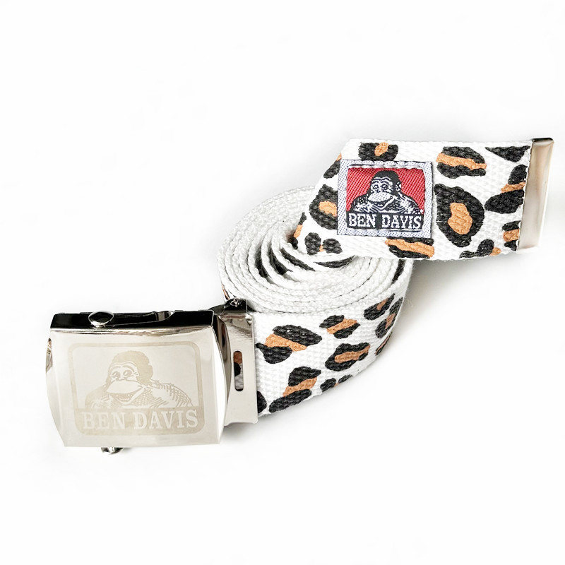 เข็มขัดผ้าใบกอริลลา ดีไซน์กะโหลกศีรษะ พร้อมหัวเข็มขัดอัตโนมัติ - รูปที่ 7