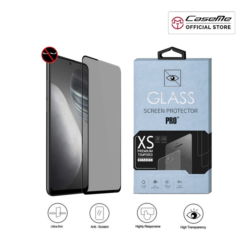 Caseme กระจกนิรภัย POCO C3 C31 C50 F2 F3 F4 F5 M2 M3 M4 M5 M6 X3 X4 X5 PRO 4G 5G Anti Scratch Anti S