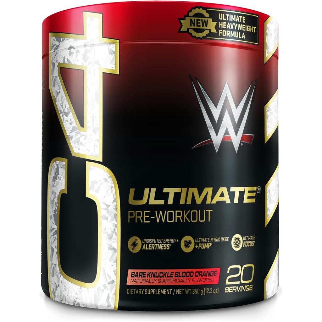Cellucor C4 Ultimate Pre Workout Powder Bare Knuckle เลือดสีส้ม - น้ําตาลฟรี Preworkout อาหารเสริมพล