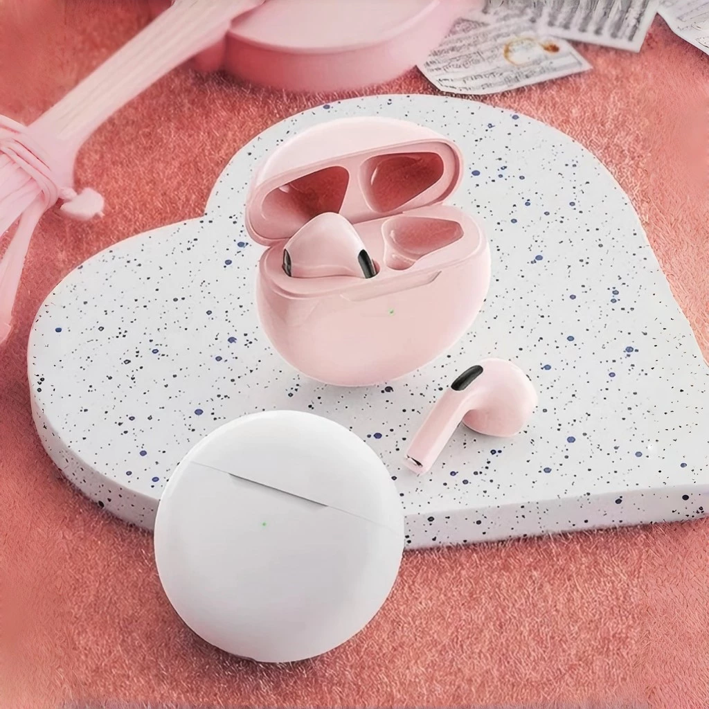 หูฟังบลูทูธ True Wireless Pro6 รองรับการโทรและควบคุมแบบสัมผัส เหมาะสําหรับสมาร์ทโฟนพร้อมฟังก์ชั่นบลูทูธ thumbnail 4