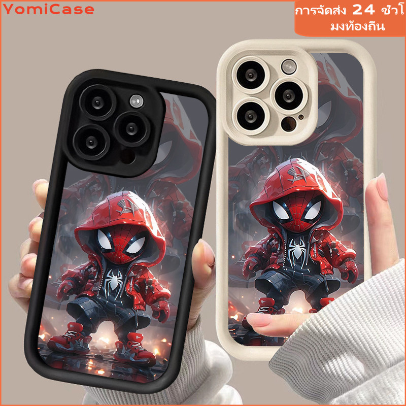 เคสอ่อนกันกระแทก น่ารักฮีโร่แมงมุม เคสซัมซุงA05s A23 A25 รูปที่ 2