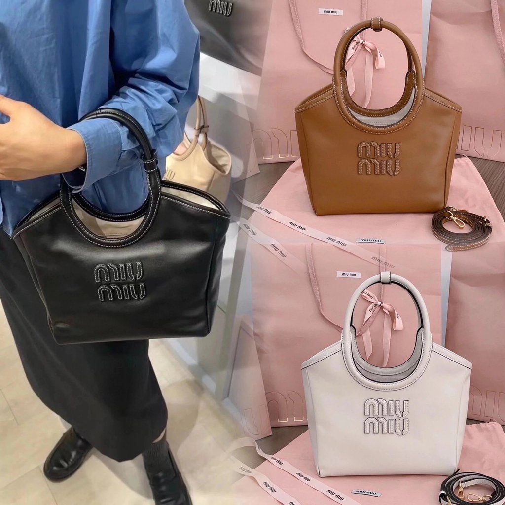 MIUMIU Mumu กระเป๋าถือ พร้อมจัดส่งฟรี