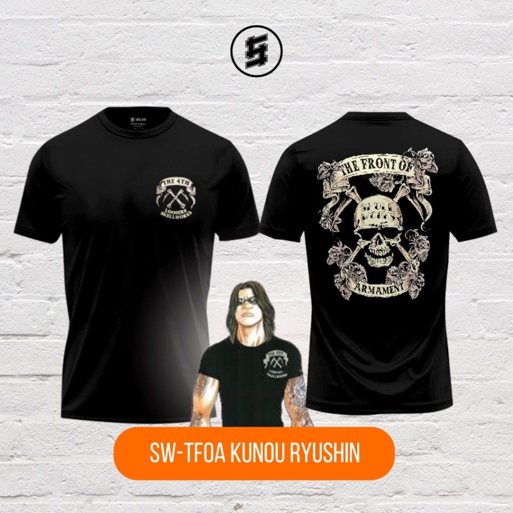 โลโก้ Crowst X Worst TFOA T-shirt เสื้อยืดรุ่นที่ 4 - Cotton Combed 24s นุ่มและสบาย