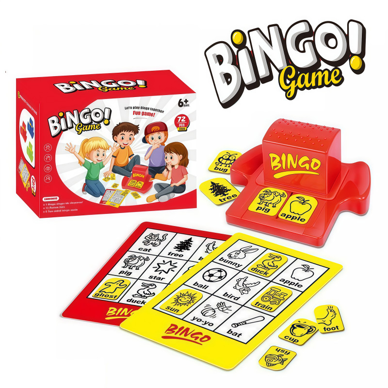 พร้อมส่ง💕 เกมบิงโก Bingo เกมกลุ่มบิงโกเพื่อเรียนรู้คำศัพท์ เรียนรู้คำศัพท์ภาษาอังกฤษ