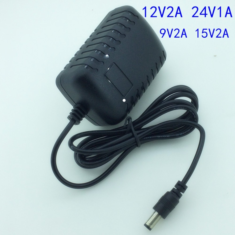 DCอะแดปเตอร์12V 2A Adapter 2000mA DC5 5X2 5MM มีไฟLED บอกสถานะ ประกันจ่ายไฟเต็ม อะแดปเตอร์ หัวแจ๊ค ห