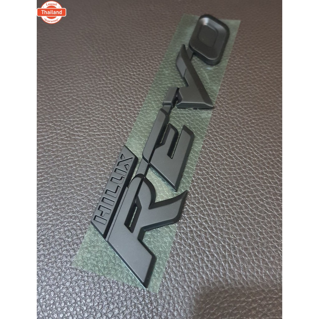 โลโก้ REVO สีดำด้าน MATT BLACK สำหรั TOYOTA HILUX REVO REVO ROCCO 2015-2021