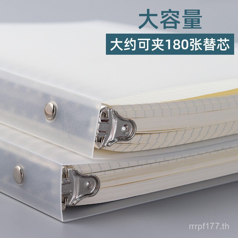 ขนาดใหญ่-ความจุแนวนอนสแควร์ A4B5 Non-Hand Coil ที่ถอดออกได้หนาโน้ตบุ๊ค High School Life Page Noteboo