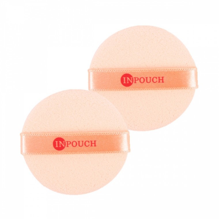 Round SR Powder 2P Set for Skincare and Beauty