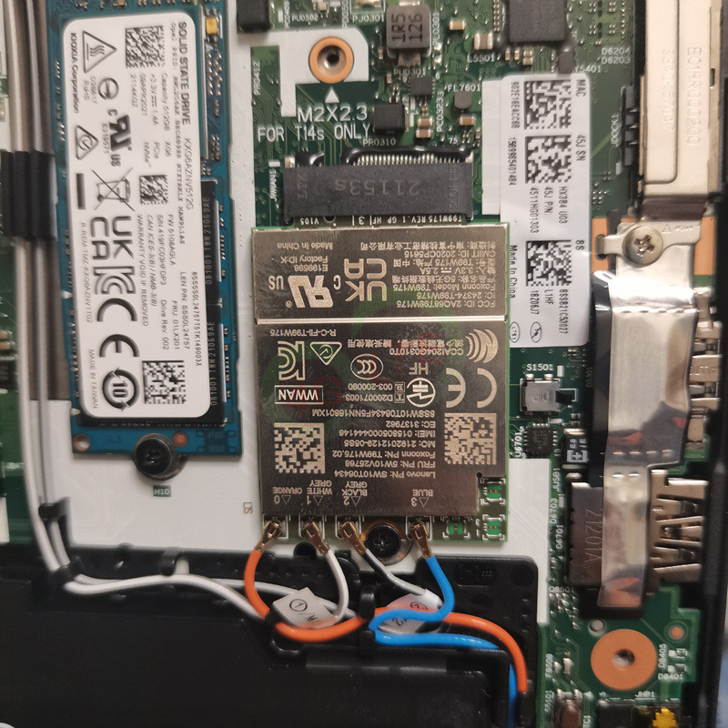 T99W175 thinkpad 5G WWAN การ์ด X55 5G Donkey T14s X13 Gen3 X1C