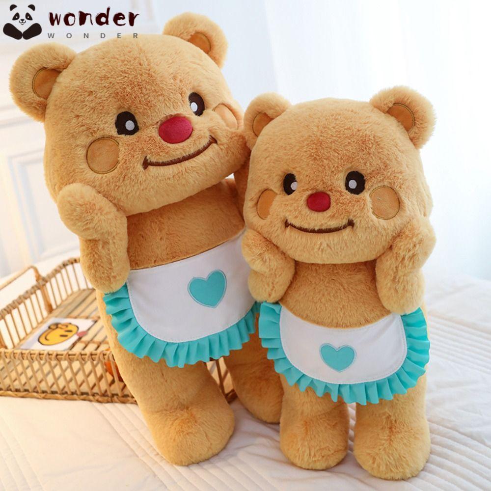 WONDER Bear Pillow, Butter Bear Gift Butter Bear Plush Doll, Plush Cartoon Butter Bear Toys