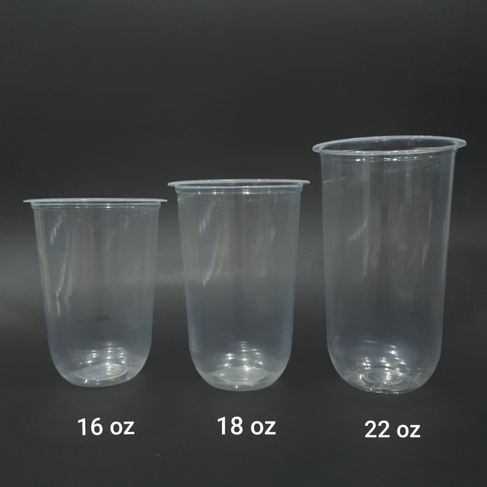 แก้ววงรี 18oz ถ้วยวงรี 18 Oz รอบหนา 22oz 22 oz 12oz 14oz 16oz (SN168)