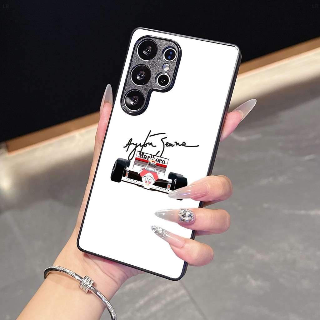 Ayrton Senna F1 9 แก้วเคสโทรศัพท์สําหรับ Samsung Galaxy S22 S23 S24 S25 Ultra Plus S24FE S25FE M15 M