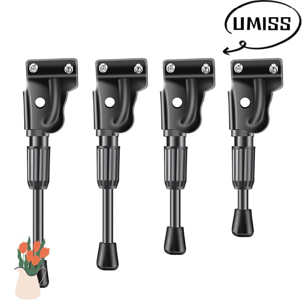 UMISS Kids Bike Kickstand Black Road Bike Mountain Bike Side Kickstand Foot Folding