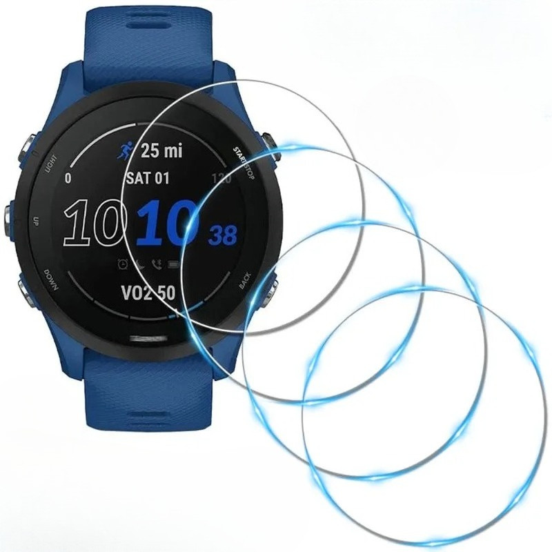 กระจกนิรภัยนาฬิกาป้องกันหน้าจอแก้ว Anti-scratch ฟิล์มสําหรับ Garmin Forerunner F970 F570 945 745 955