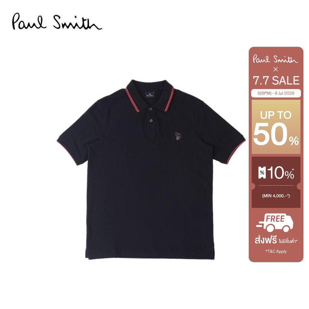 Paul Smith เสื้อโปโลเชิ้ตผู้ชาย รุ่น M2R-151LE-T21511-79 สี Black
