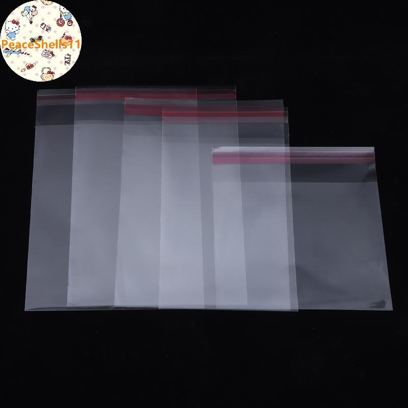 PeaceShells 100PCS Self-Adhesive ป้องกันกระเป๋าสําหรับ PS1 Xbox360 One NS NDS WII กล่องเกมกันฝุ่น Mo