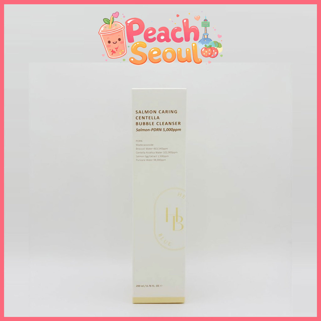 [HEVE BLUE] Salmon Caring Centella Bubble Cleanser 200ml